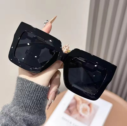 All Black Baddie Shades